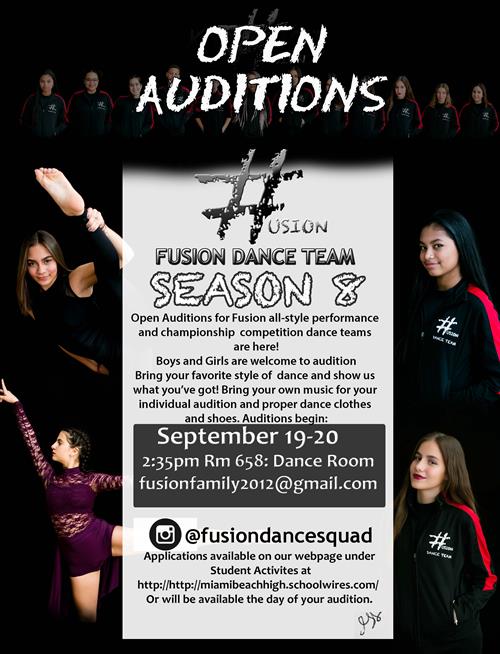 Fusion Auditions 